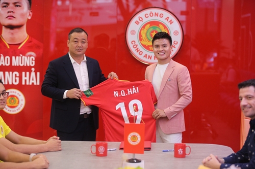 Quang Hải đặt quyết tâm lớn cùng Công an Hà Nội FC